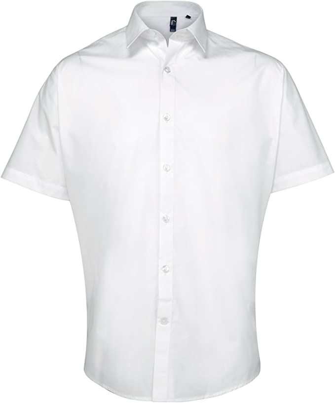 Chemise manche court poly-coton