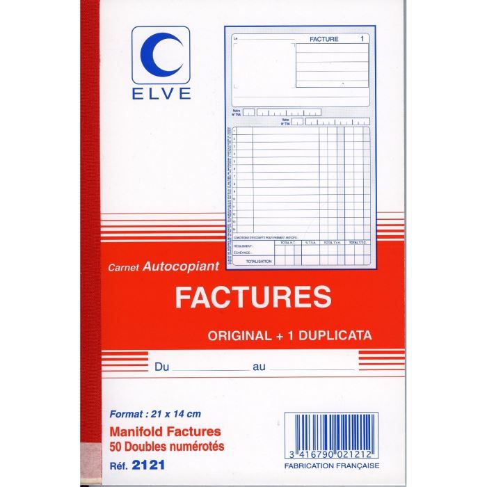 Carnet facturier GM (paquet)