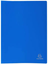 Porte vue 50 vues bleu