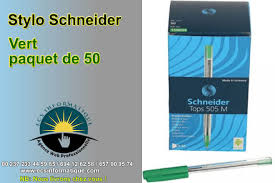 Paquet stylos schneider vert