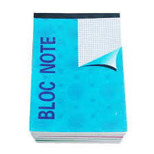 Bloc notes A5 ( 14.8 x 21)  75 pages