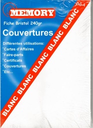 Paquet couverture carton